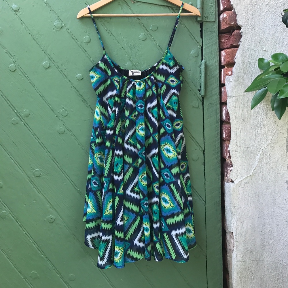 Show Me Your Mumu Lala Lime dress